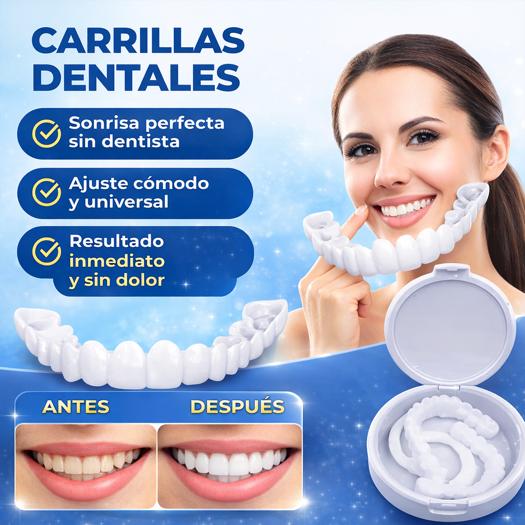 Denwhite: Carrilas Dentales Ajustables - (Superior y Inferior)